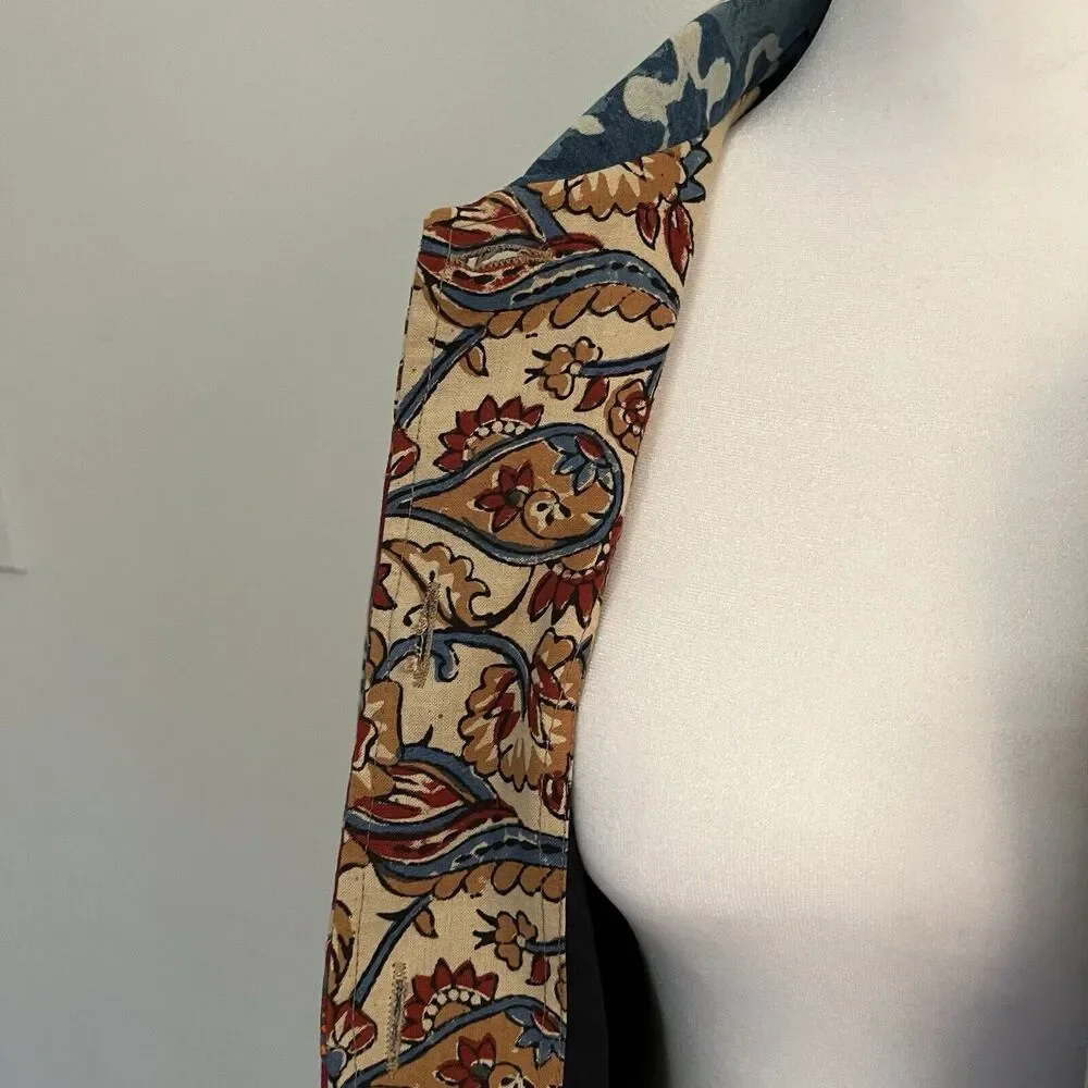 Silver Stream One Size Cotton Patchwork Colorful Boho Hippie‎ Top Festival - Picture 3 of 7